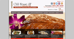 Desktop Screenshot of chilihousesf.com